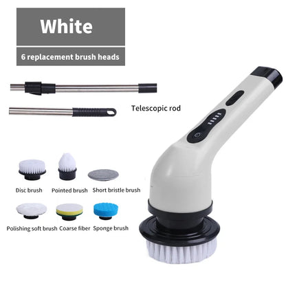 9-in-1 Electric Spin Cleaning Brush – Powerful Scrubber Tools for household, Kitchen, and Bathroom