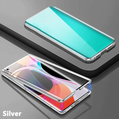 360°Full Protection Metal Magnetic Double-Sided Glass Phone Case For Samsung A55 A54 A52 S23 S22 S24 S25 Ultra Edge Plus S20 FE