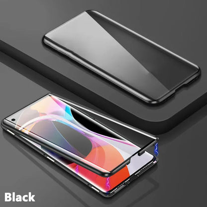 360°Full Protection Metal Magnetic Double-Sided Glass Phone Case For Samsung A55 A54 A52 S23 S22 S24 S25 Ultra Edge Plus S20 FE